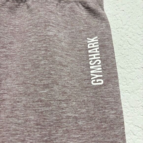 Gymshark Womens  Leggings Purple Large Adapt Marl Seamless Stretch Mid-Rise - Picture 3 of 8